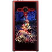 203SH-YCM2P0784-78 [SoftBank 203SH AQUOS PHONE Xx用 カバー  FramePictureCollectionsクリスマスツリー]