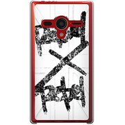 203SH-YCM2P0791-78 [SoftBank 203SH AQUOS PHONE Xx用 カバー  UnionJackPunkRebel×Rebel]