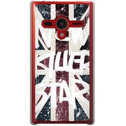 203SH-YCM2P0792-78 [SoftBank 203SH AQUOS PHONE Xx用 カバー  UnionJackPunkNEWKILLERSTAR]