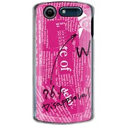 101N-YCM2P0026-78 [SoftBank 101N MEDIAS CH用 カバー Newspaperピンク]