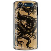 101N-YCM2P0063-78 [SoftBank 101N MEDIAS CH用 カバー 昇り龍 黒龍]