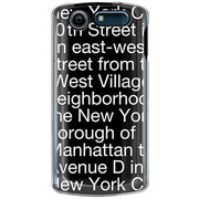 101N-YCM2P0091-78 [SoftBank 101N MEDIAS CH用 カバー NewYorkTypographyブラック]