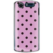101N-YCM2P0103-78 [SoftBank 101N MEDIAS CH用 カバー DotPatternパープル＆ブラック]