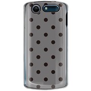 101N-YCM2P0104-78 [SoftBank 101N MEDIAS CH用 カバー DotPatternグレー＆ブラック]