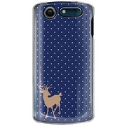 101N-YCM2P0284-78 [SoftBank 101N MEDIAS CH用 カバー DotReindeerブルー]