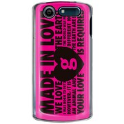 101N-YCM2P0441-78 [SoftBank 101N MEDIAS CH用 カバー MADEINLOVEpinkdesign]