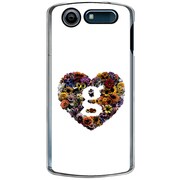 101N-YCM2P0464-78 [SoftBank 101N MEDIAS CH用 カバー LovegramFlowerHeartwhite]