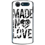 101N-YCM2P0471-78 [SoftBank 101N MEDIAS CH用 カバー MadeinLoveBlackPaint]