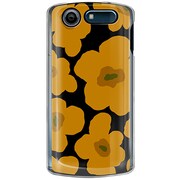 SoftBank 101N MEDIAS CH用 カバー ルーズフラワーコレクションシルエットカラーズ♯30バーミンガムイエロー 101N-YCM2P0626-78
