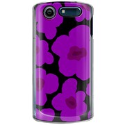 SoftBank 101N MEDIAS CH用 カバー ルーズフラワーコレクションシルエットカラーズ♯60オリスターパープル 101N-YCM2P0629-78