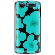 SoftBank 101N MEDIAS CH用 カバー ルーズフラワーコレクションシルエットカラーズ♯90オルビアグリーン 101N-YCM2P0632-78
