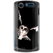 101N-YCM2P0737-78 [SoftBank 101N MEDIAS CH用 カバー PictureCollectionsフクロウの眼]
