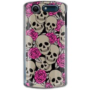 101N-YCM2P0747-78 [SoftBank 101N MEDIAS CH用 カバー Skull's＆RoseA]