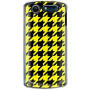 101N-YCM2P0751-78 [SoftBank 101N MEDIAS CH用 カバー 千鳥格子デザインA-BIGYellow]