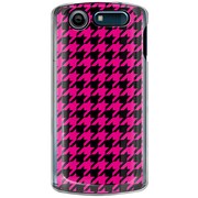 101N-YCM2P0752-78 [SoftBank 101N MEDIAS CH用 カバー 千鳥格子デザインA-Pink]