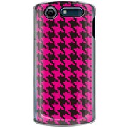 101N-YCM2P0757-78 [SoftBank 101N MEDIAS CH用 カバー 千鳥格子デザインドットB-BIGPink]