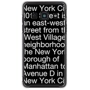 204HW-YCM2P0091-78 [SoftBank 204HW用 カバー NewYorkTypographyブラック]