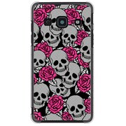 204HW-YCM2P0748-78 [SoftBank 204HW用 カバー Skull's＆RoseB]