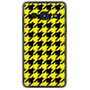 204HW-YCM2P0751-78 [SoftBank 204HW用 カバー 千鳥格子デザインA-BIGYellow]
