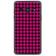 204HW-YCM2P0754-78 [SoftBank 204HW用 カバー 千鳥格子デザインドットB-Pink]