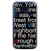 SoftBank 204SH用 カバーNewYorkTypography 204SH-YCM2P0001-78