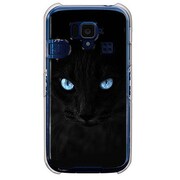 204SH-YCM2P0698-78 [SoftBank 204SH用 カバー ブラックキャット黒猫]