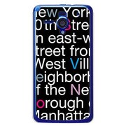 SoftBank 206SH用 カバー NewYorkTypography 206SH-YCM2P0001-78