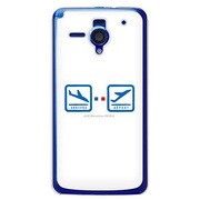 SoftBank 206SH用 カバー AIR-LineシリーズタッチダウンGo！ 206SH-YCM2P0260-78