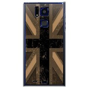 SoftBank 101F用 カバー ユニオンジャックコレクショングレーカラーズ♯30エッジオレンジ 101F-YCM2P0603-78
