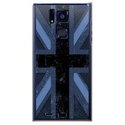 SoftBank 101F用 カバー ユニオンジャックコレクショングレーカラーズ♯110ダークブルー 101F-YCM2P0611-78