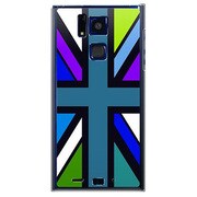 SoftBank 101F用 カバー ユニオンジャックコレクションVibidカラーズ♯40リオミントランド 101F-YCM2P0636-78