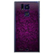 SoftBank 101F用 カバー クラシックパターンデザインダークパープル 101F-YCM2P0688-78