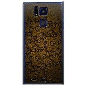 SoftBank 101F用 カバー クラシックパターンデザインダークゴールド 101F-YCM2P0691-78