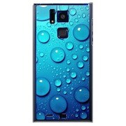 SoftBank 101F用 カバー ウォーターパネルグラフィックブルー 101F-YCM2P0703-78