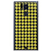 SoftBank 101F用 カバー 千鳥格子デザインドットB-Yellow 101F-YCM2P0755-78