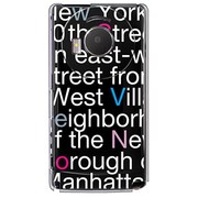 101P-YCM2P0001-78 [SoftBank 101P LUMIX Phone用 カバー NewYorkTypography]