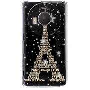 101P-YCM2P0003-78 [SoftBank 101P LUMIX Phone用 カバー エッフェル塔コレクションブラック＆ゴールド]