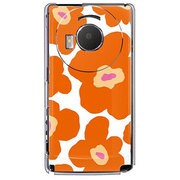 SoftBank 101P LUMIX Phone用 カバー ルーズフラワーコレクションオレンジ 101P-YCM2P0023-78