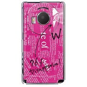 101P-YCM2P0026-78 [SoftBank 101P LUMIX Phone用 カバー Newspaperピンク]