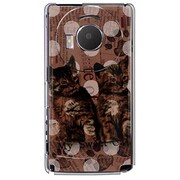 101P-YCM2P0072-78 [SoftBank 101P LUMIX Phone用 カバー Catウォールペーパーブラウン]