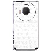 101P-YCM2P0092-78 [SoftBank 101P LUMIX Phone用 カバー NewYorkTypographyホワイト]