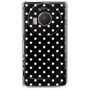 101P-YCM2P0098-78 [SoftBank 101P LUMIX Phone用 カバー DotPatternキュートブラック]