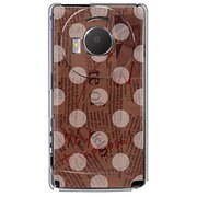 101P-YCM2P0137-78 [SoftBank 101P LUMIX Phone用 カバー NewspaperDotブラウン]