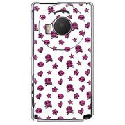 101P-YCM2P0207-78 [SoftBank 101P LUMIX Phone用 カバー ハートブレイクモノグラムホワイト]