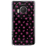 101P-YCM2P0208-78 [SoftBank 101P LUMIX Phone用 カバー ハートブレイクモノグラムブラック]