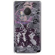 101P-YCM2P0215-78 [SoftBank 101P LUMIX Phone用 カバー Catウォールペーパーネイビー]