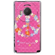 101P-YCM2P0248-78 [SoftBank 101P LUMIX Phone用 カバー ピース＆ラブフラワー]