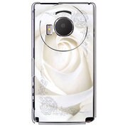 101P-YCM2P0249-78 [SoftBank 101P LUMIX Phone用 カバー ホワイトローズオブジェクト]