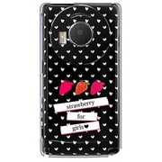 101P-YCM2P0268-78 [SoftBank 101P LUMIX Phone用 カバー ストロベリーforgirls]
