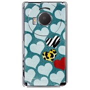101P-YCM2P0275-78 [SoftBank 101P LUMIX Phone用 カバー ハートごちゃ]